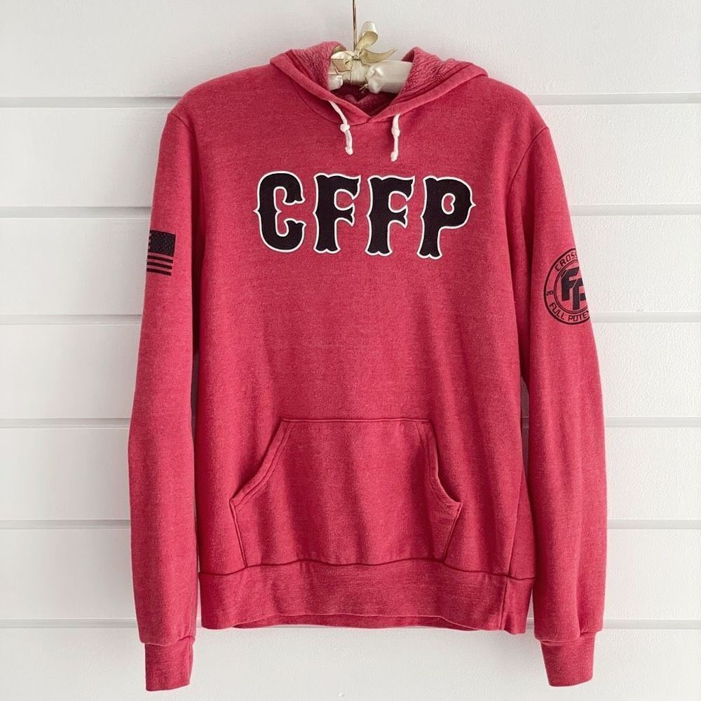 Alternative Earth Women's Red CFFP CrossFit Full Potential Hoodies Medium